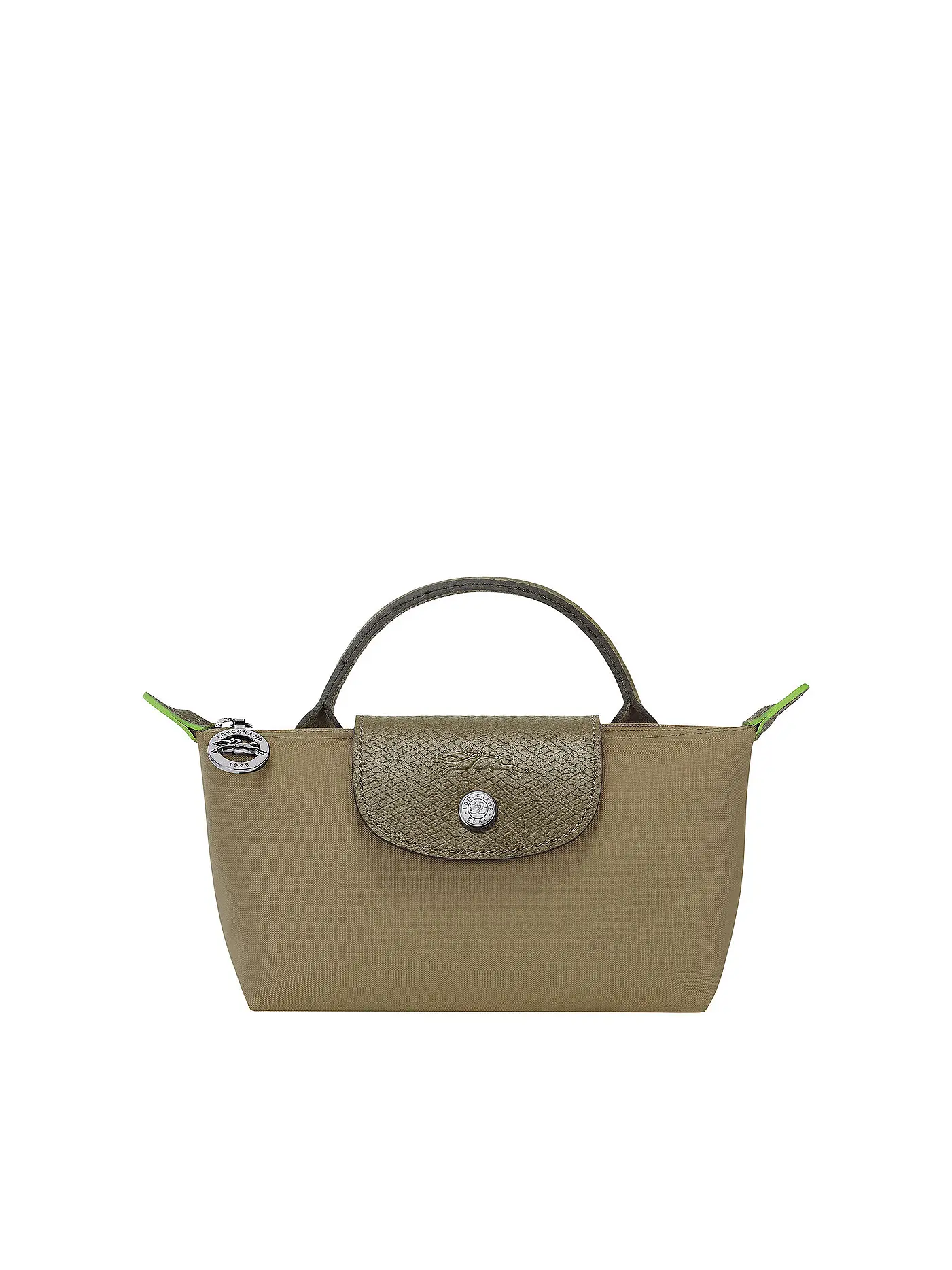 LONGCHAMP | Le Pliage Green Pochette mit Henkel, Grenade | grün